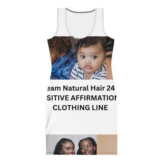 Team Natural Positive Affirmations 247 Sublimation Cut & Sew Dress