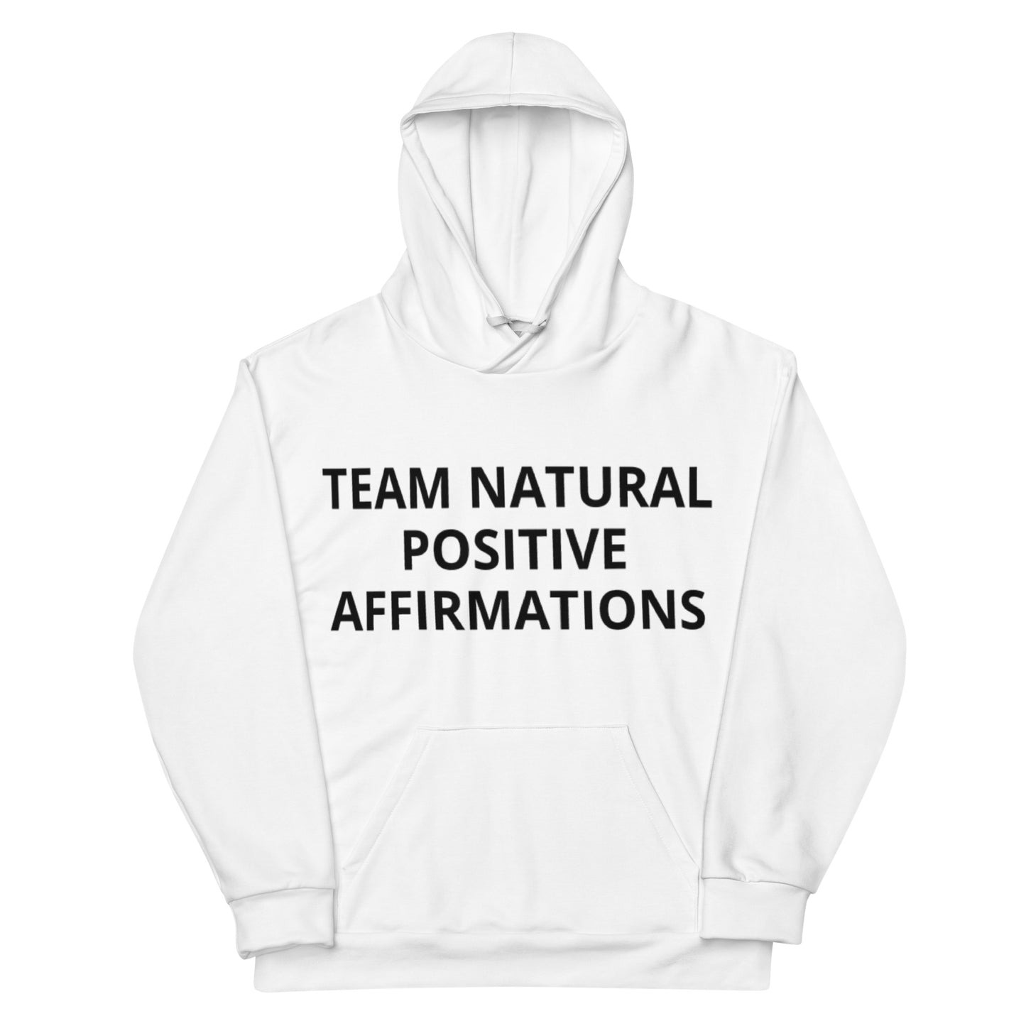 Team Natural Hair 247 Positive Affirmations Unisex Hoodie