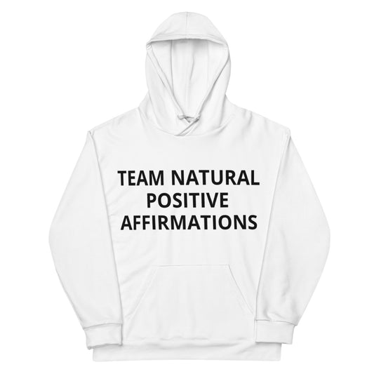 Team Natural Hair 247 Positive Affirmations Unisex Hoodie