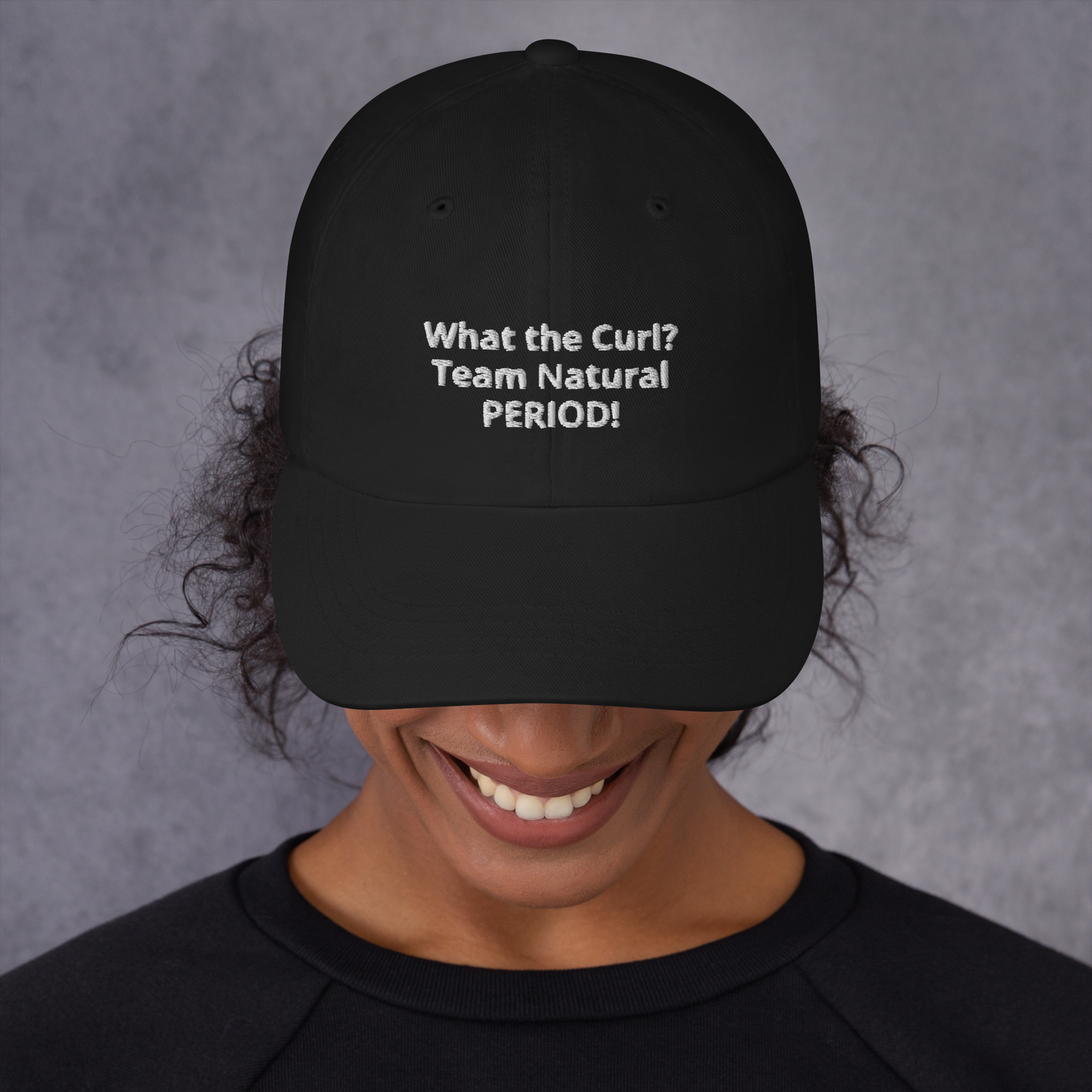 Team Natural Hair Positive Affirmations Unisex Hat