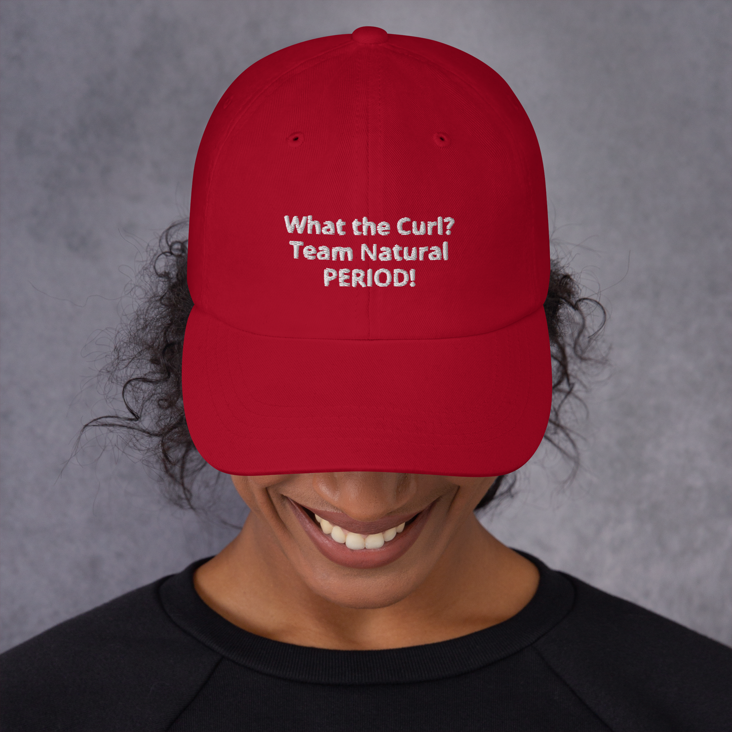 Team Natural Hair Positive Affirmations Unisex Hat