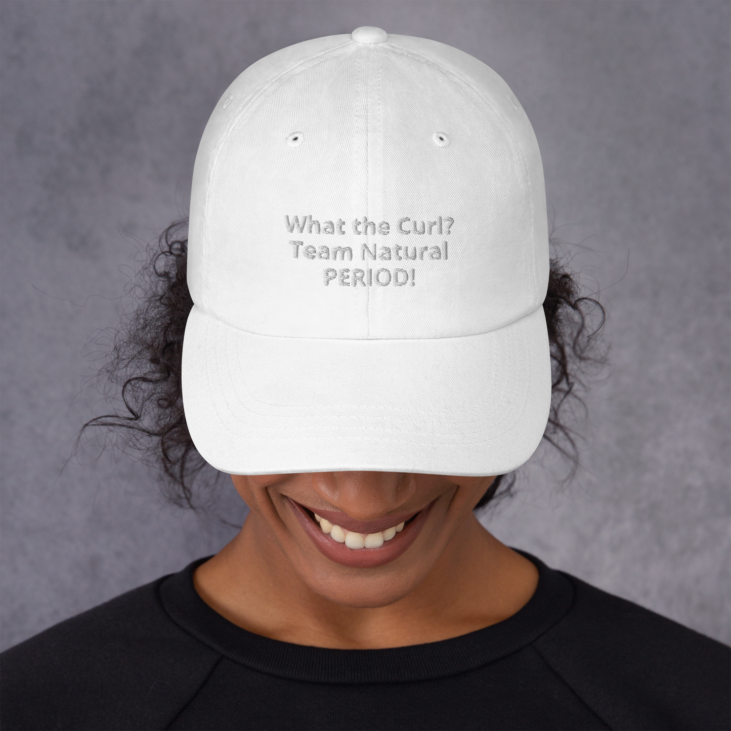 Team Natural Hair Positive Affirmations Unisex Hat