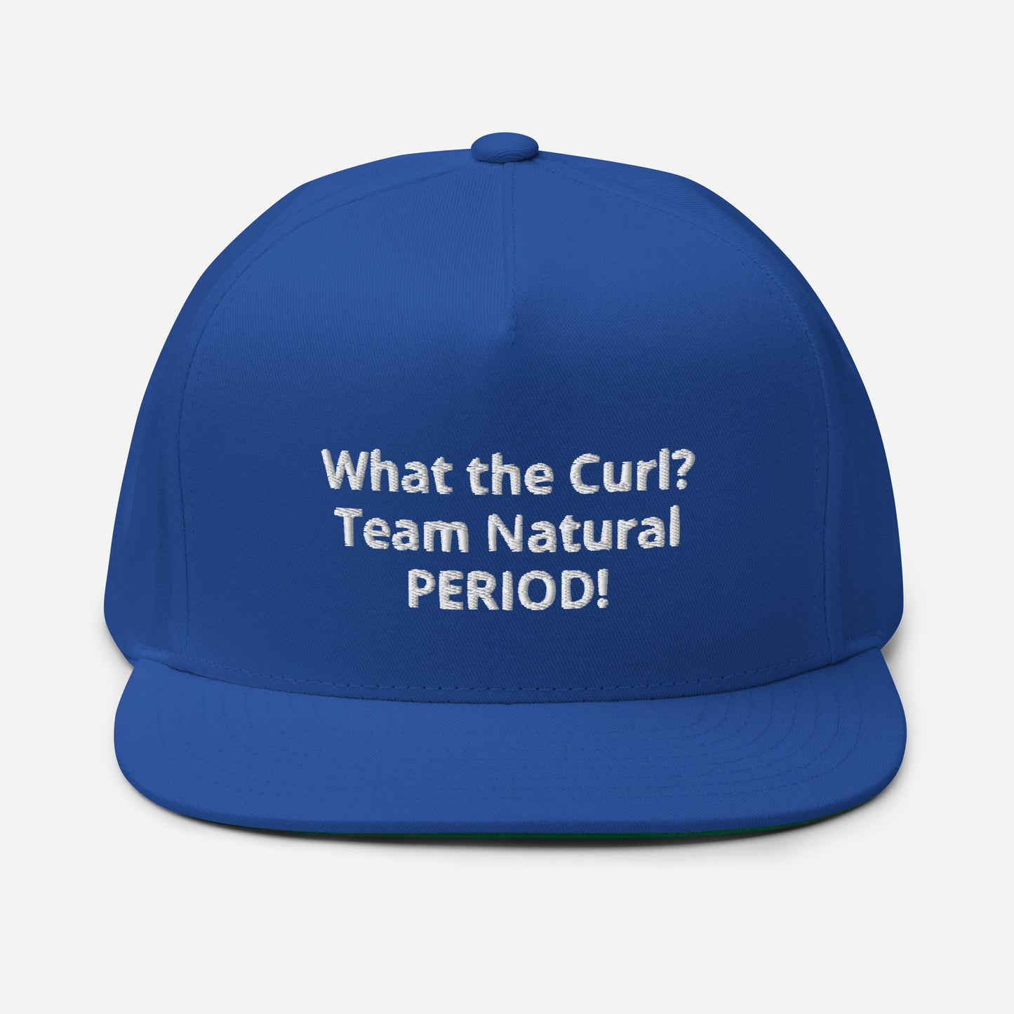 Team Natural Hair 247 What the Curl? Flat Bill Cap