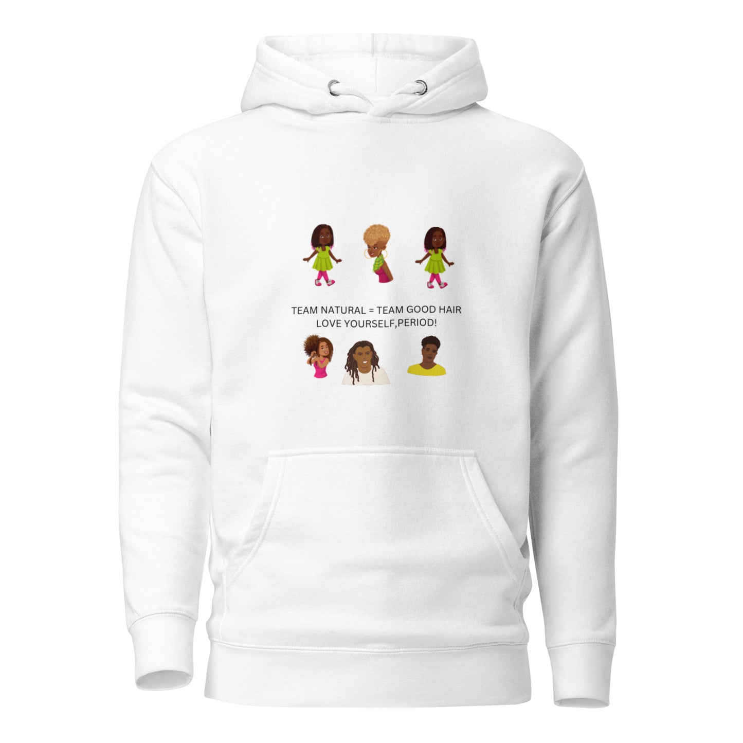 Unisex Hoodie Positive Affirmations you can wear period.